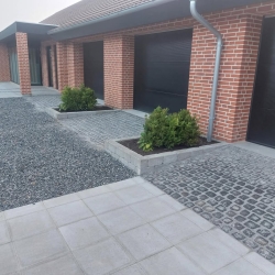 Brolægning ved indkørsel