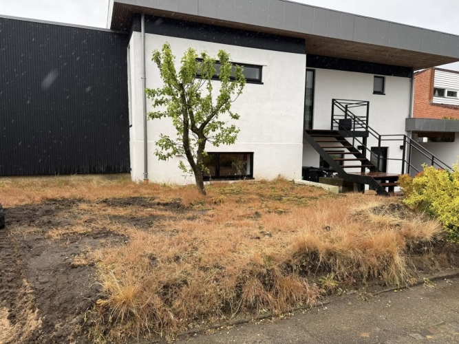 Anlægning af have i Skive