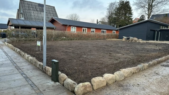 Anlægning af have og ny græsplæne